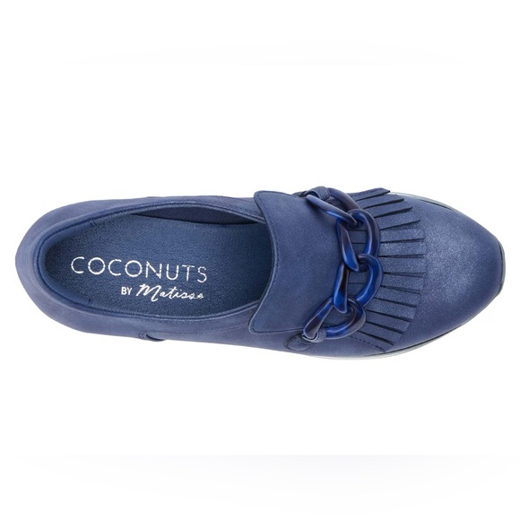Coconuts by Matisse Blue Fringe Sneakers - Picture 2 of 7